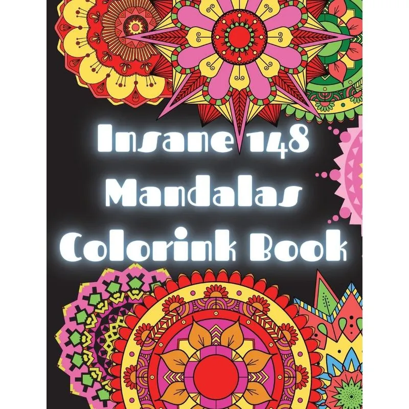 Insane 148 Mandalas Coloring book