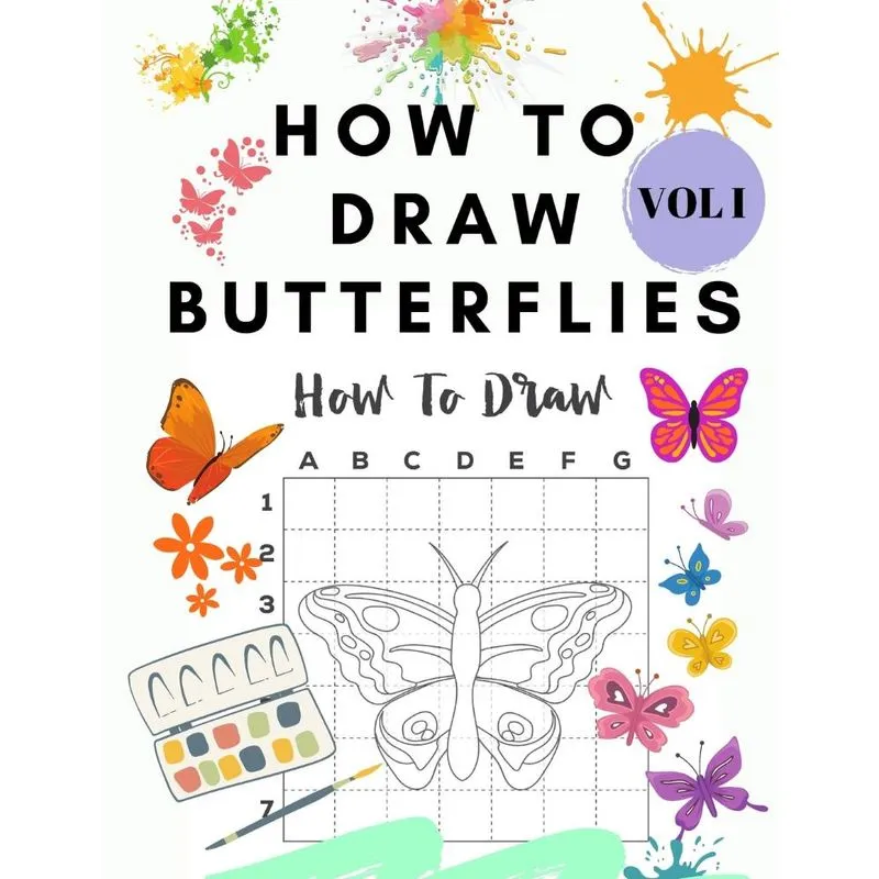 How to Draw Butterflies Vol I