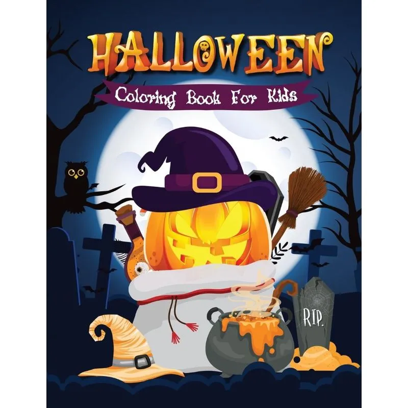 Halloween Coloring Book For Kids