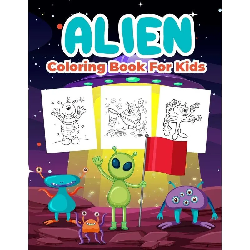 Alien Coloring Book For Kids