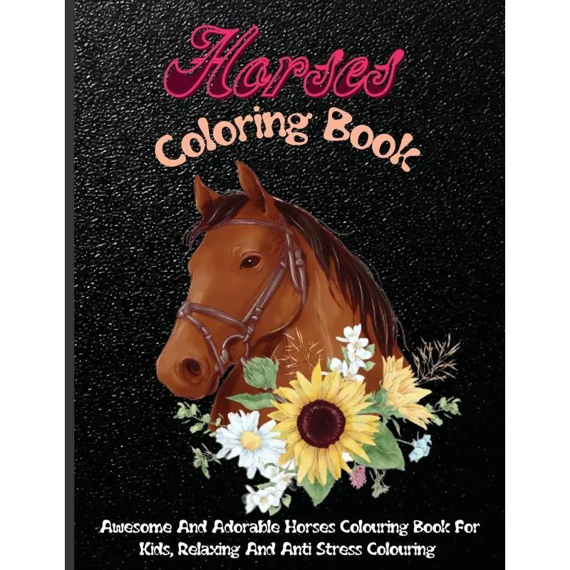 Horses Coloring Book