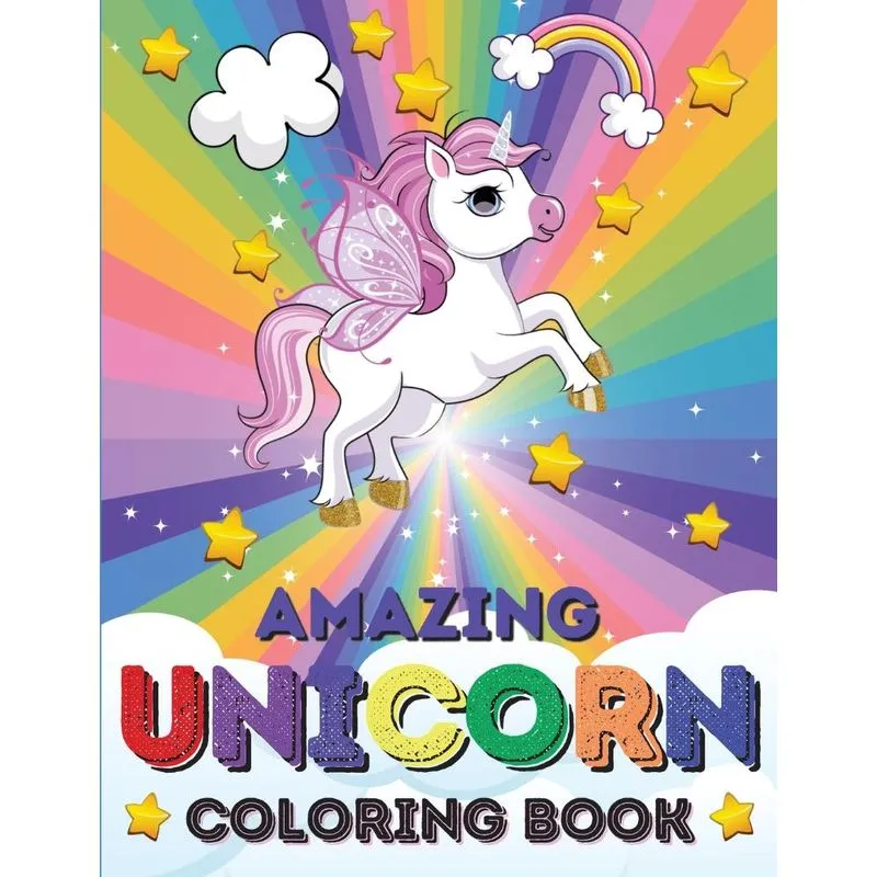 Amamzing Unicorn Coloring Book