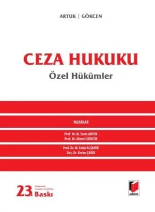 Ceza Hukuku Özel Hükümler | Adalet Yayınevi (Ciltli)