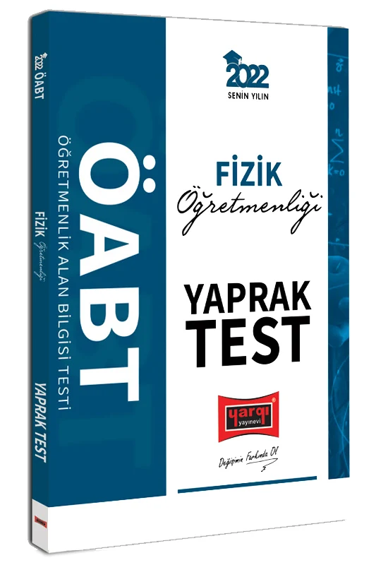 2022 ÖABT Fizik Öğretmenliği Yaprak Test | YARGI YAYINEVİ (Ciltsiz)