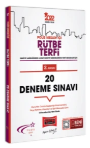 2022 Polis Meslek İçi Rütbe Terfi 20 Deneme Sınavı | YARGI YAYINEVİ (Ciltsiz)