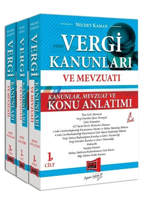 Vergi Kanunları Mevzuatı Seti 3 Kitap Takım | Yargı Yayınevi (Ciltsiz)