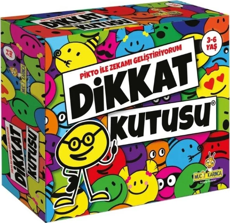 Dikkat Kutusu 3-6 Yaş – Pikto İle Zekamı Geliştiriyorum | Yükselen Zeka (Ciltsiz)