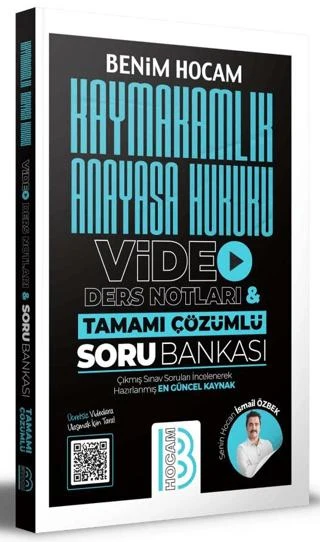 Kaymakamlık Anayasa Hukuku Video Ders Notları ve Tamamı Çözümlü Soru Bankası | Benim Hocam Yayınları (Ciltsiz)