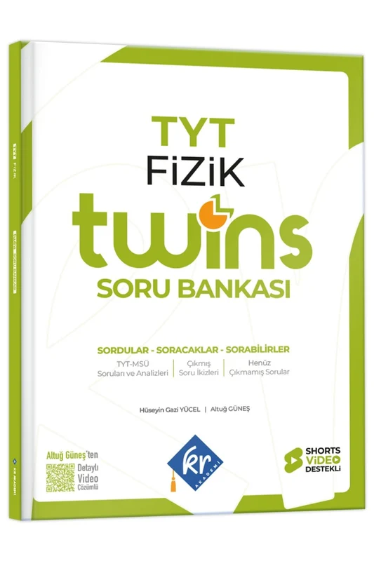 2027 TYT Twins Fizik Soru Bankası KR Akademi Yayınları | KR Akademi