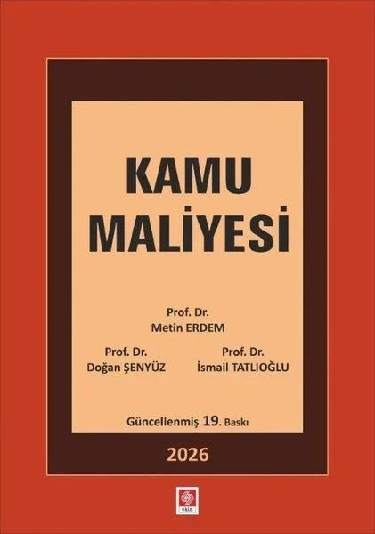 Kamu Maliyesi | Ekin Basım Yayın (İnce Kapak)