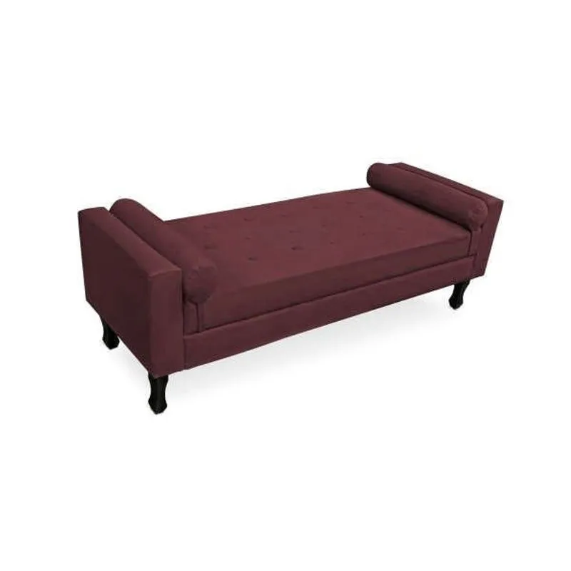 Calçadeira Baú Felix King Size 195cm Suede