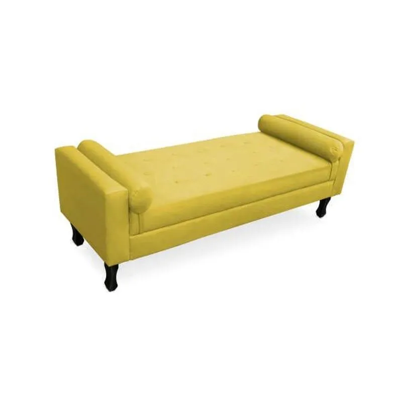 Calçadeira Baú Felix King Size 195cm Suede