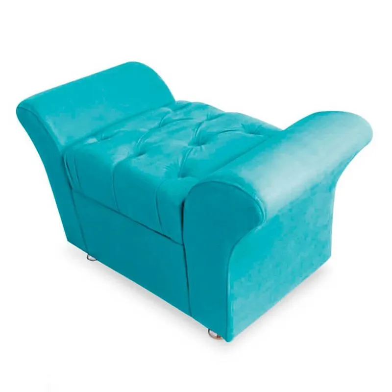 Calçadeira Baú Veneza Solteiro 120cm Suede - Ecotec Decor