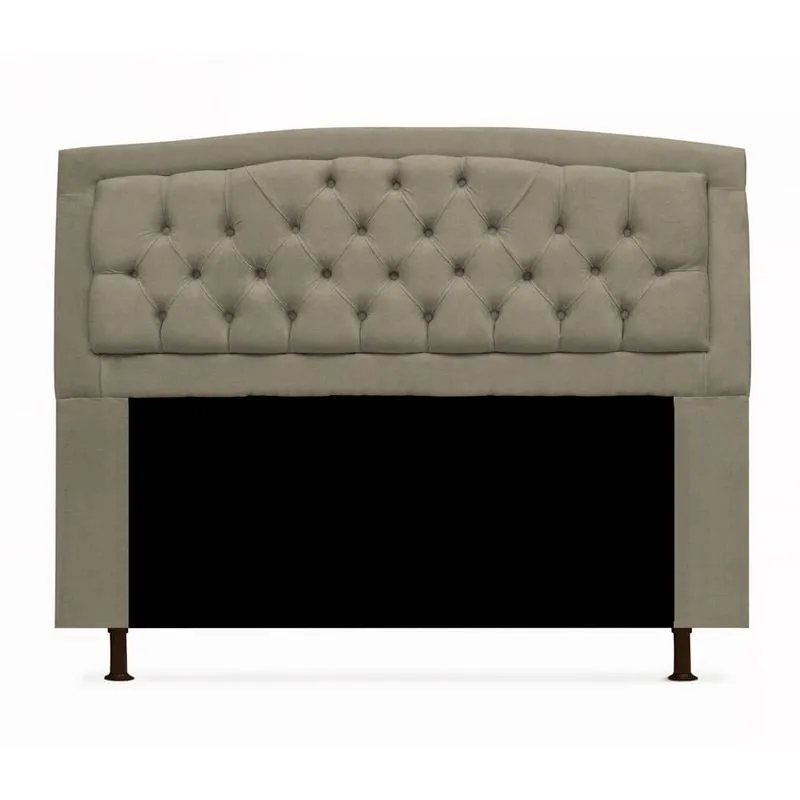 Cabeceira Geovana Para Cama Box Queen Size 160cm com Capitonê Suede - Ecotec Decor