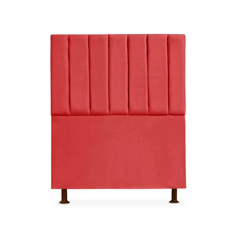 Cabeceira Cancun Para Cama Box Solteiro 90cm Suede - Renascer Decor