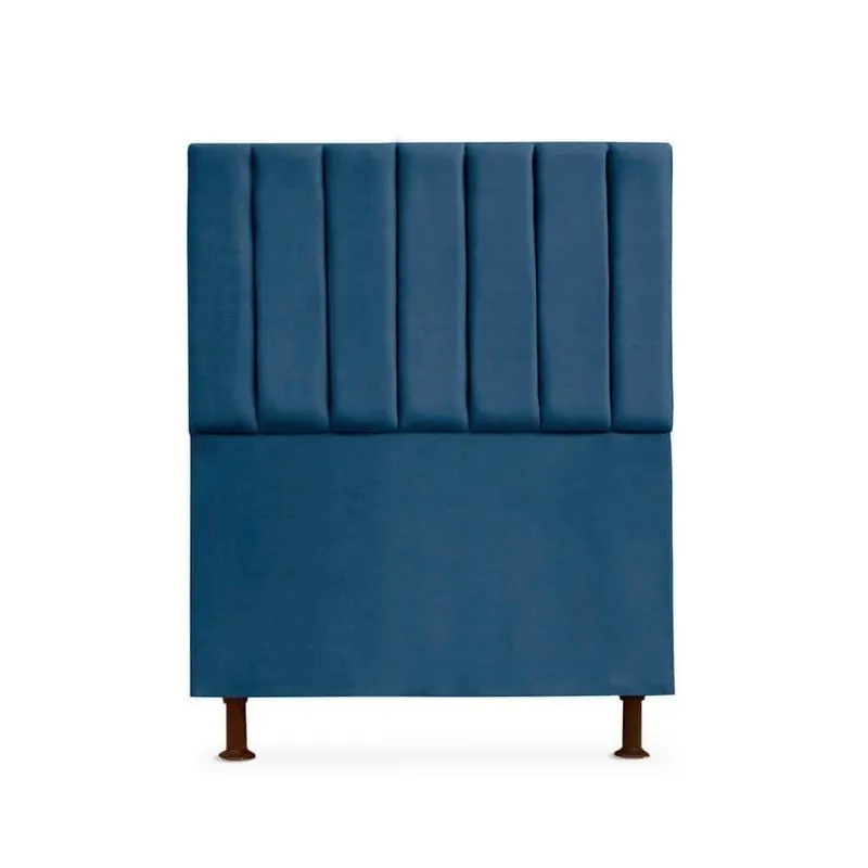 Cabeceira Cancun Para Cama Box Solteiro 90cm Suede - Renascer Decor