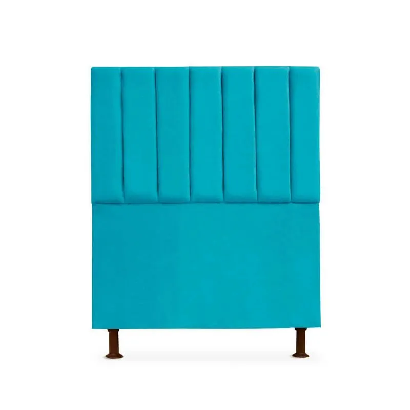 Cabeceira Cancun Para Cama Box Solteiro 120cm Suede - Ecotec Decor
