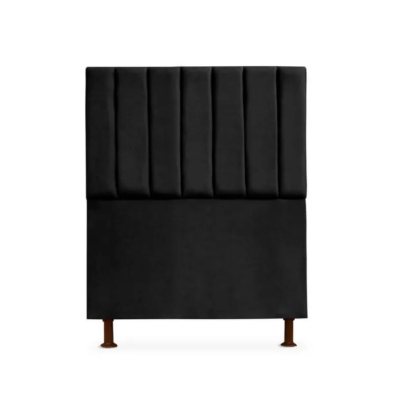 Cabeceira Cancun Para Cama Box Solteiro 120cm Suede - Renascer Decor