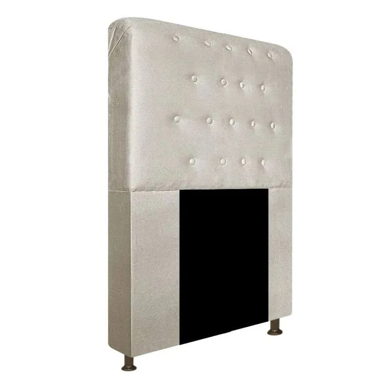 Cabeceira Brenda Para Cama Box Solteiro 90cm com Capitonê Suede - Ecotec Decor