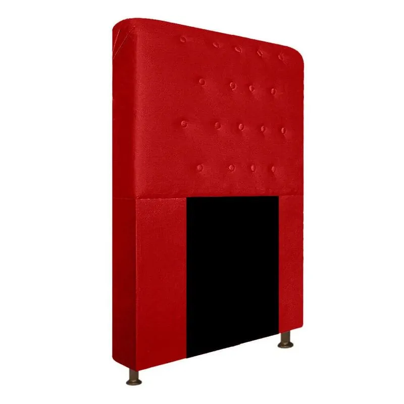 Cabeceira Brenda Para Cama Box Solteiro 100cm com Capitonê Suede - Ecotec Decor