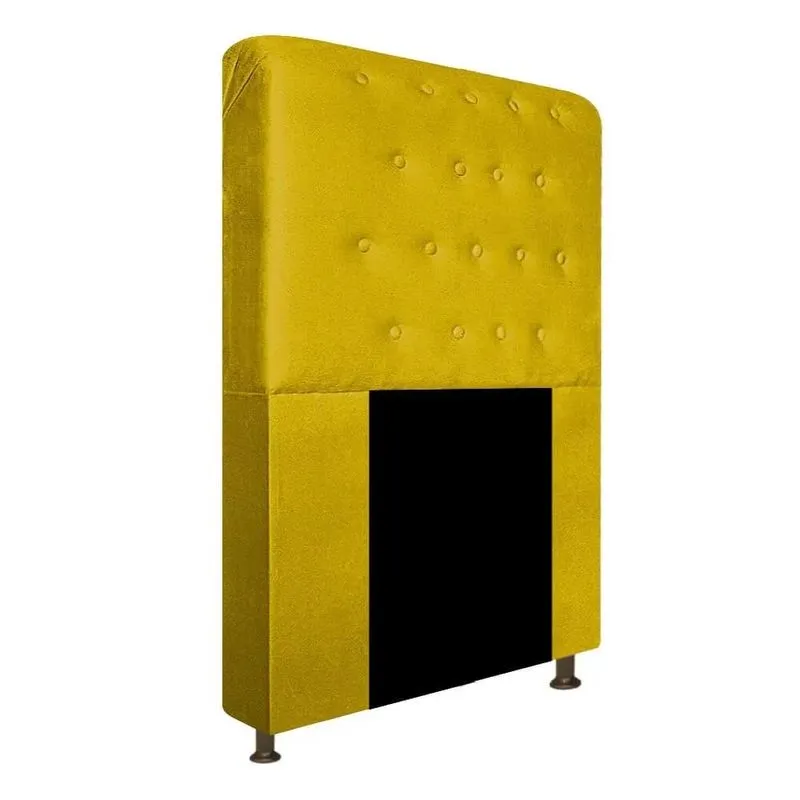 Cabeceira Brenda Para Cama Box Solteiro 100cm com Capitonê Suede - Ecotec Decor