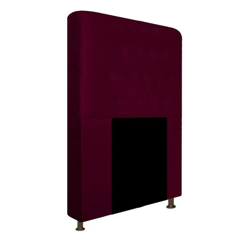 Cabeceira Brenda Para Cama Box Solteiro 100cm com Capitonê Suede - Ecotec Decor