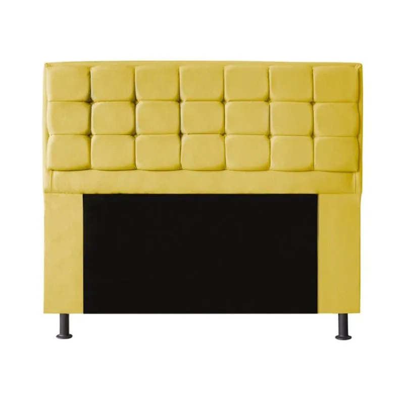 Cabeceira Copenhague Para Cama Box Queen Size 160cm com Capitonê Suede - Ecotec Decor