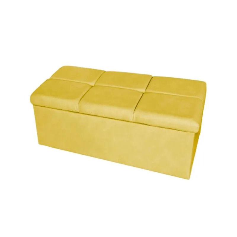 Calçadeira Baú Copenhague Solteiro 120cm Suede - Ecotec Decor