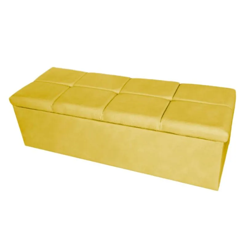 Calçadeira Baú Copenhague Casal 140cm Suede - Renascer Decor
