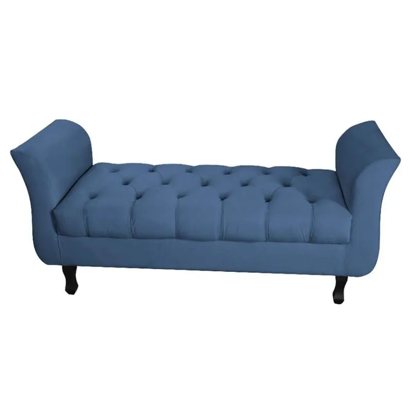 Calçadeira Grécia Queen Size 160cm Suede - Ecotec Decor