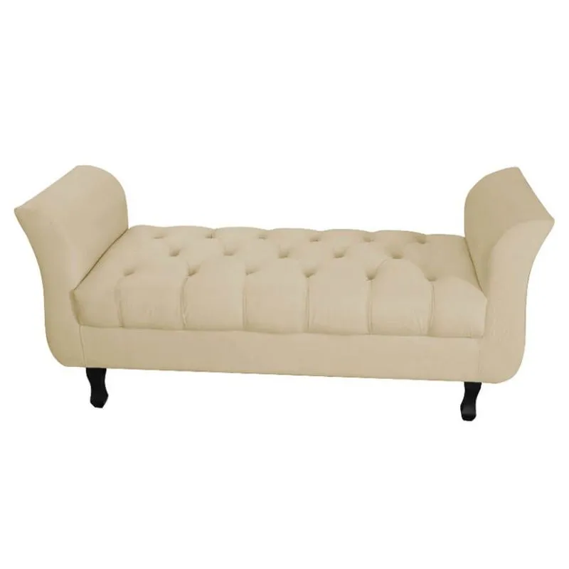 Calçadeira Grécia King Size 195cm Suede - Renascer Decor