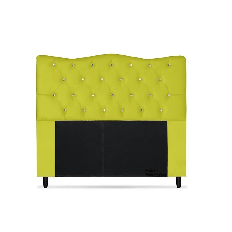 Cabeceira Dunas Casal 140cm com Strass Suede