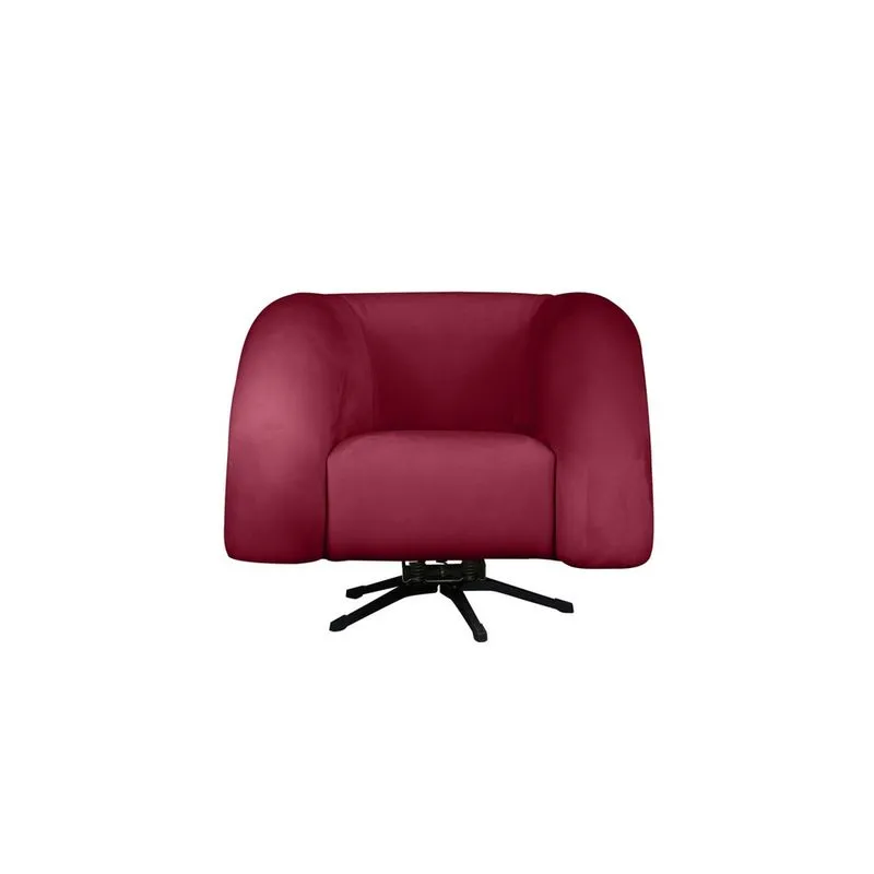 Poltrona Micheli 94cm Base Reclinável Veludo