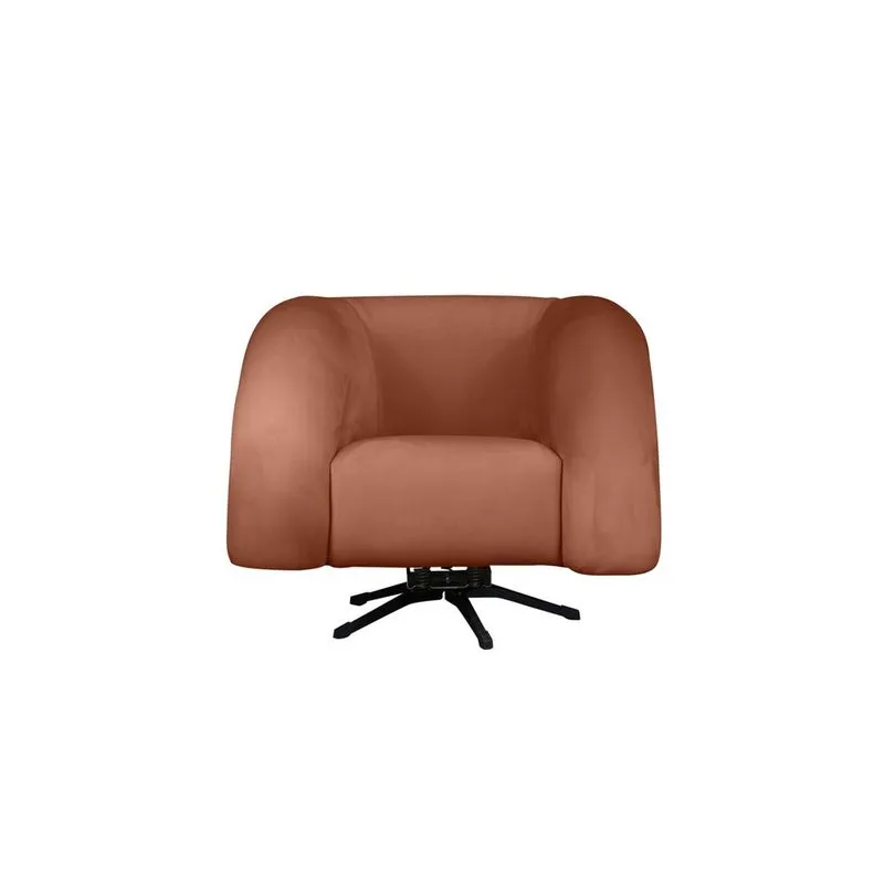 Poltrona Micheli 94cm Base Reclinável Veludo