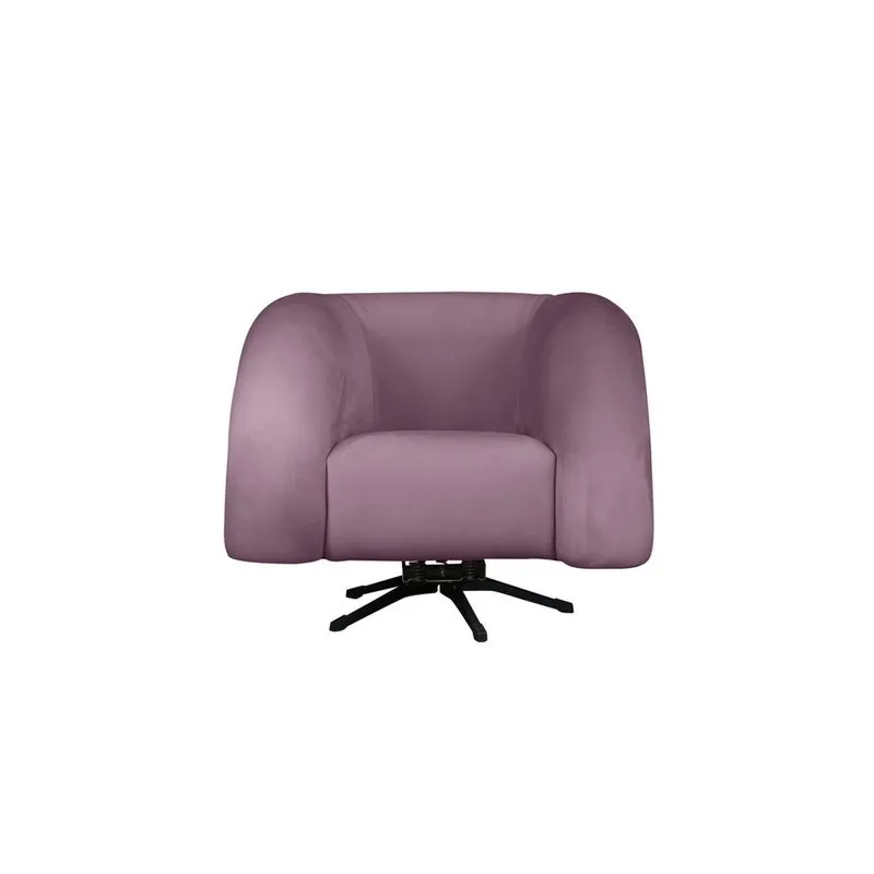 Poltrona Micheli 94cm Base Reclinável Veludo