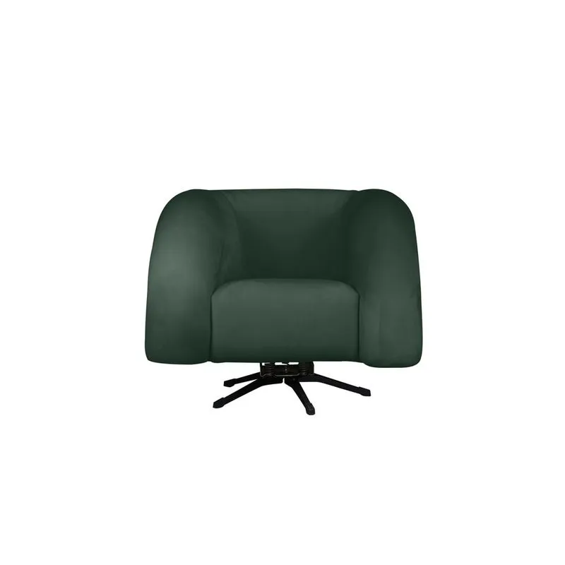 Poltrona Micheli 94cm Base Reclinável Veludo