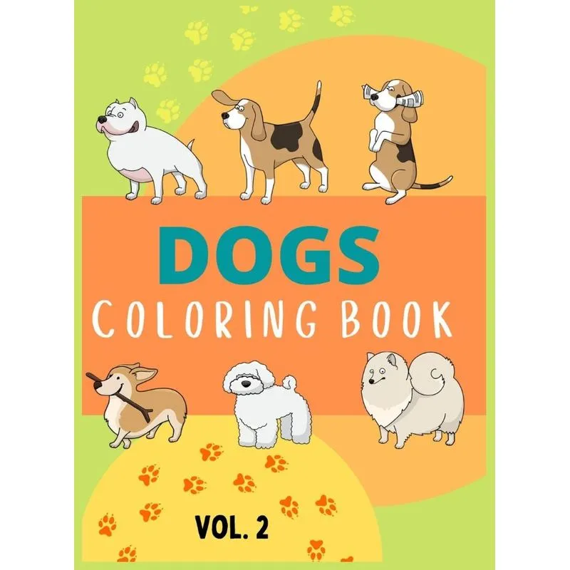 Dogs Coloring Book Vol 2