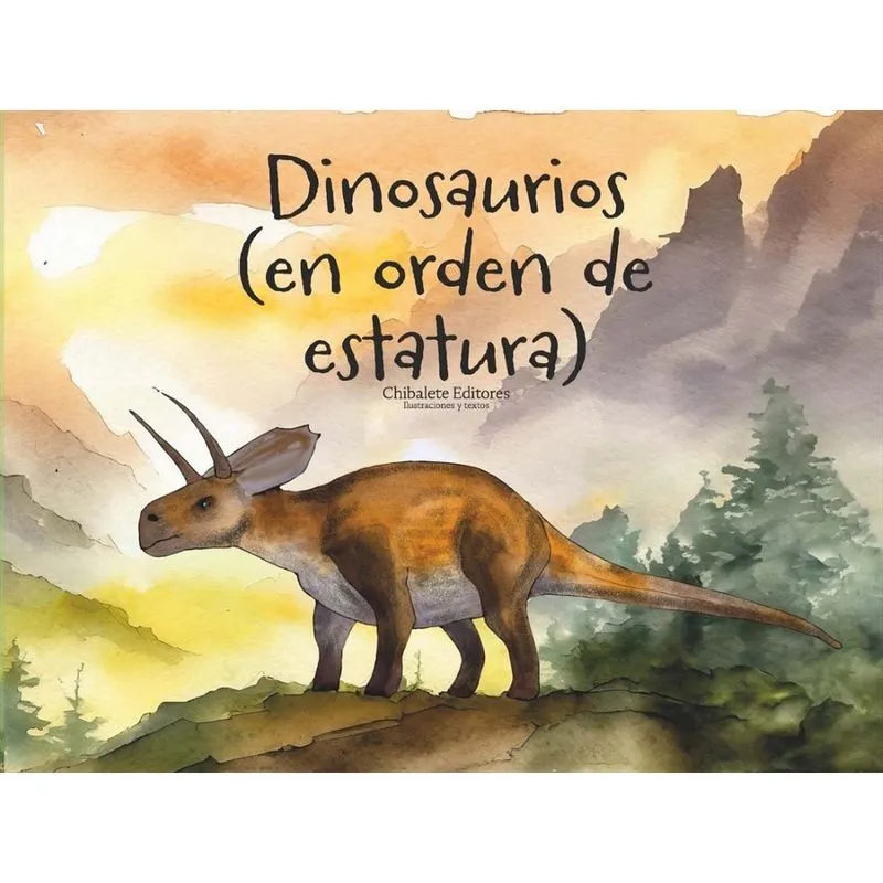 Dinosaurios. (En orden de estatura) - Espanhol
