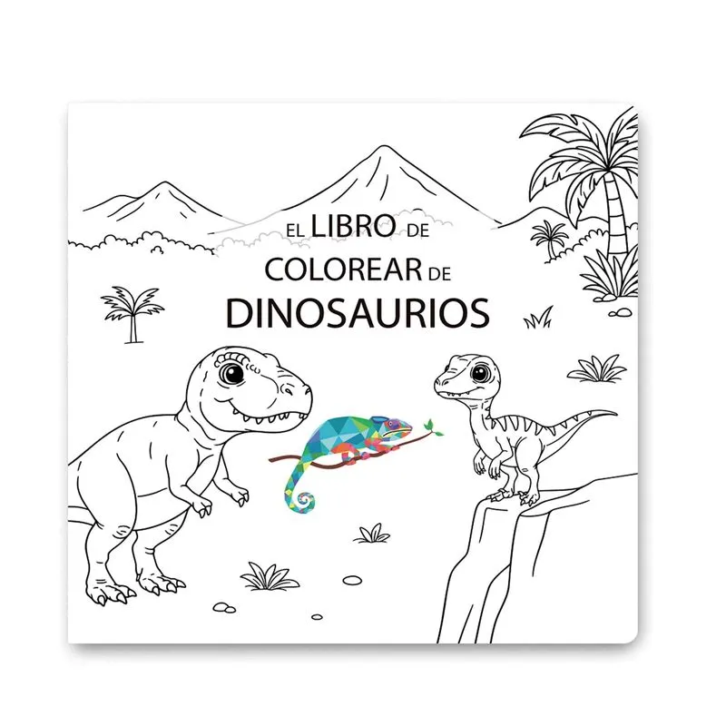 El Libro de colorear de dinosaurios