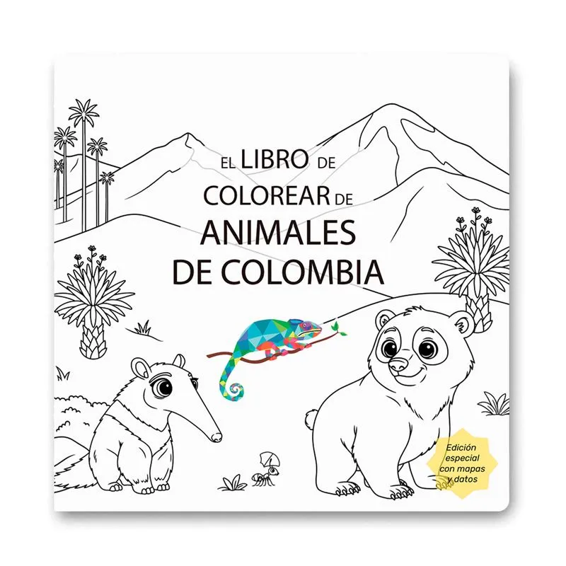 El libro de colorear de animales de Colombia