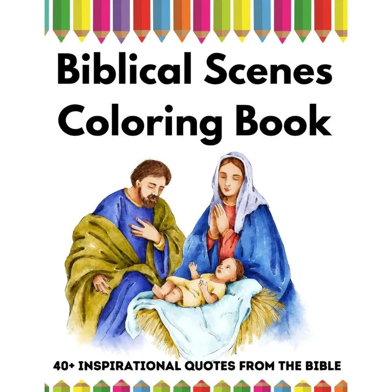 Biblical Scenes Coloring Book