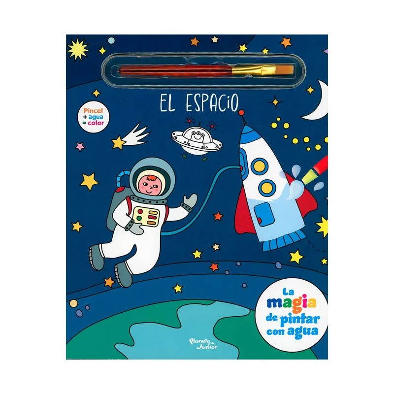 La magia de pintar con agua: el espacio