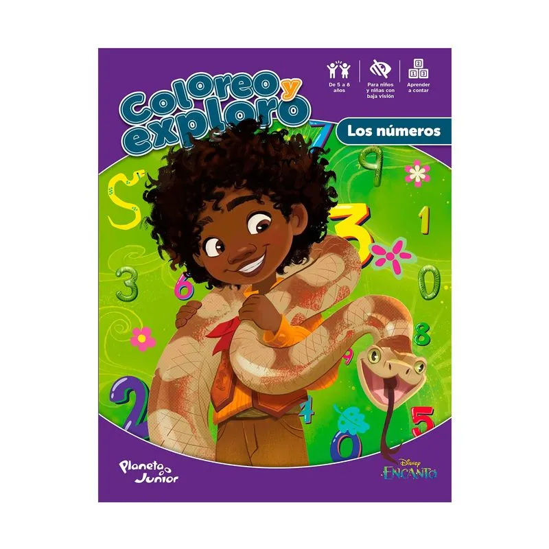 Coloreo y exploro los números: Encanto