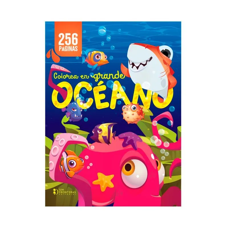 Colorea en grande: Océano