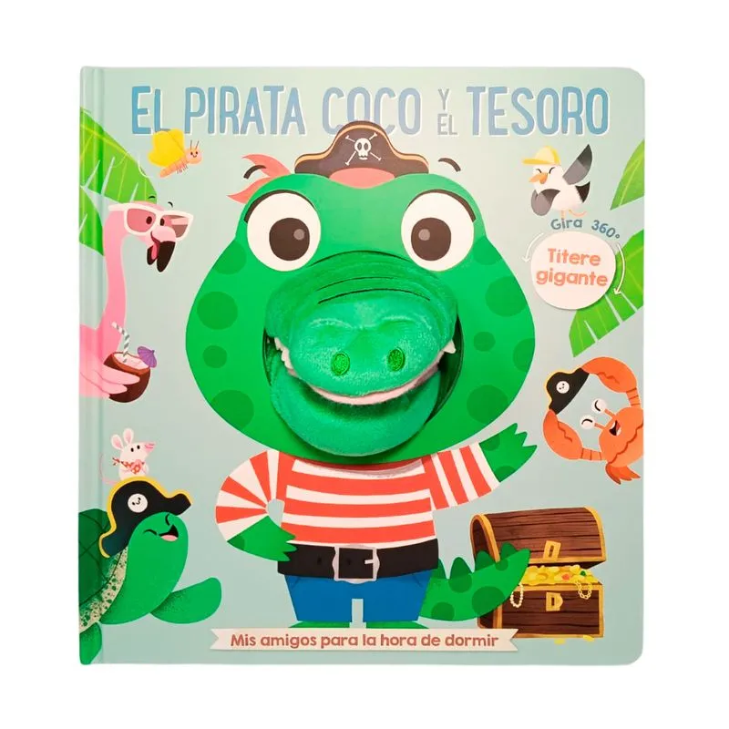 El pirata coco y el tesoro: títere gigante