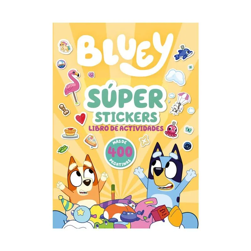 Bluey súper pegatinas: libro de actividades