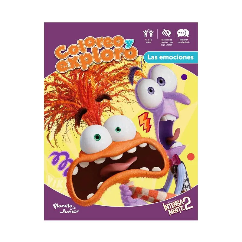 Intensamente 2: coloreo y exploro las emociones