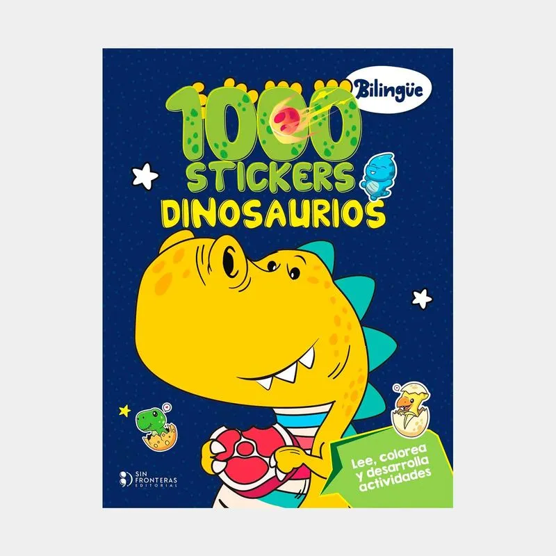 1000 stickers dinosaurios