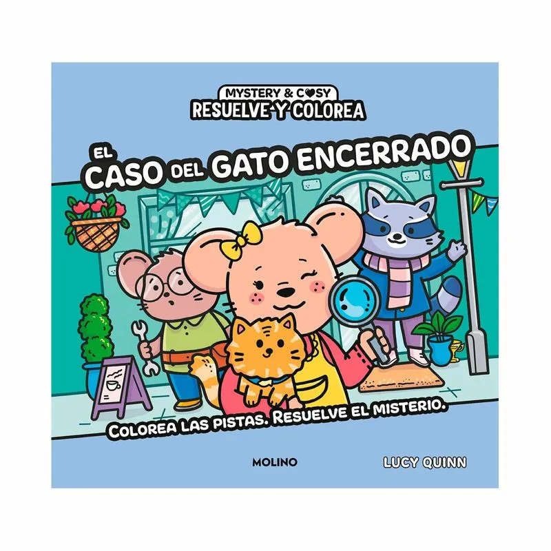 Resuelve y colorea: el caso del gato encerrado