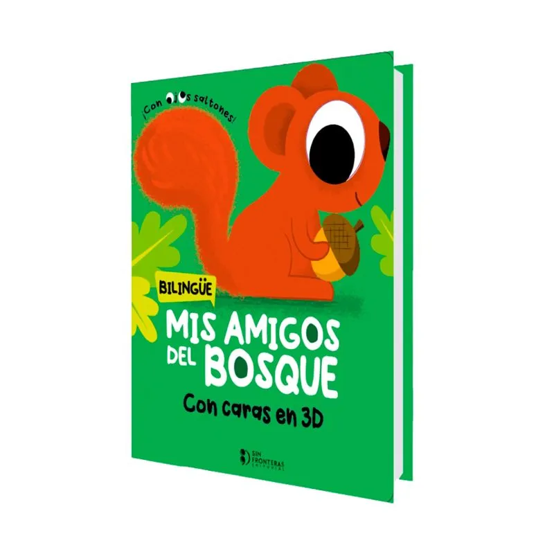 Mis amigos del bosque con caras en 3d